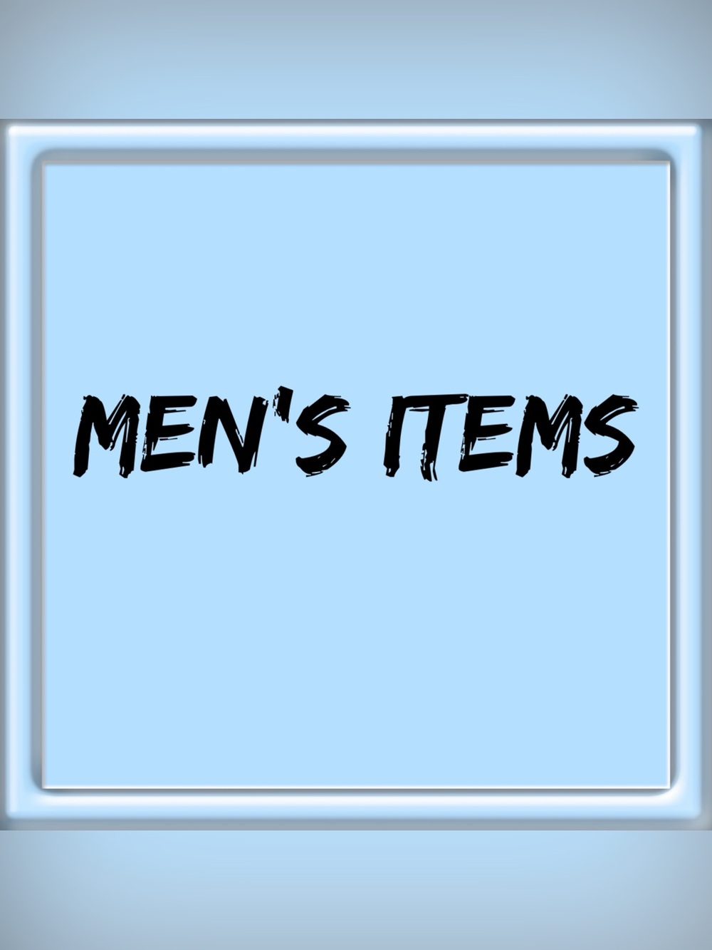 Men’s Clothing, Shoes, Etc.
